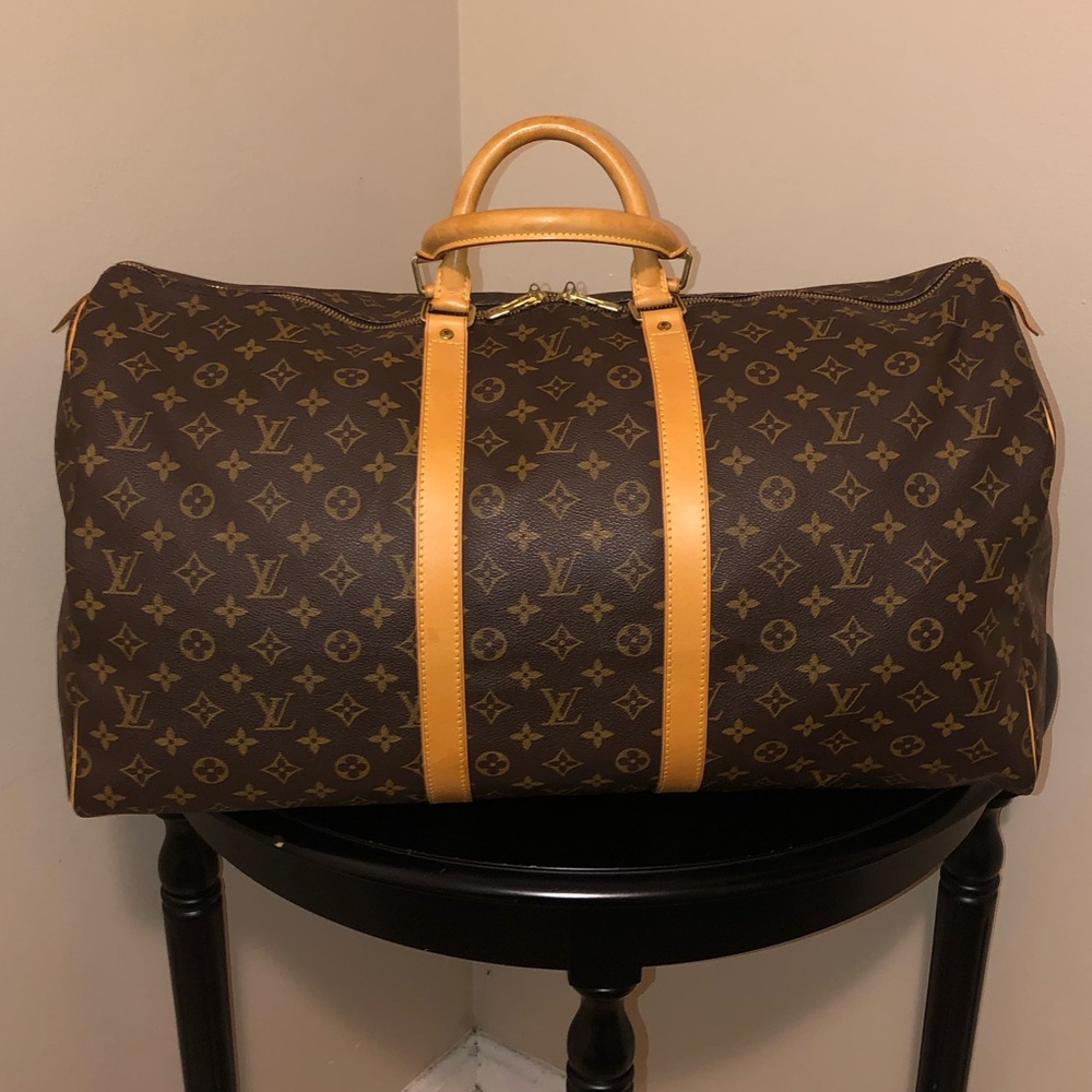 Louis Vuitton Vintage Monogram Keepall 55 Bag;Date Code-0968 w/COA/Lock & Key